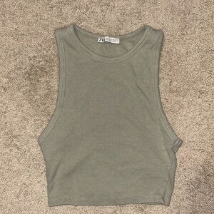 Green Zara tank